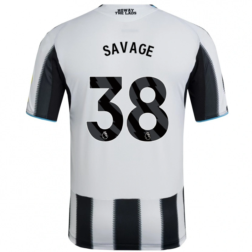 Danxen Kinderen Remi Savage #38 Zwart Wit Thuisshirt Thuistenue 2025/26 T-Shirt
