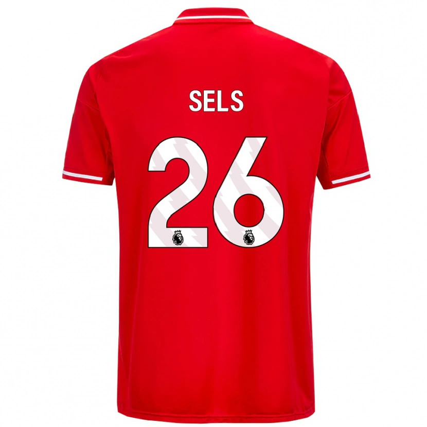 Danxen Kinderen Matz Sels #26 Rood Wit Thuisshirt Thuistenue 2025/26 T-Shirt