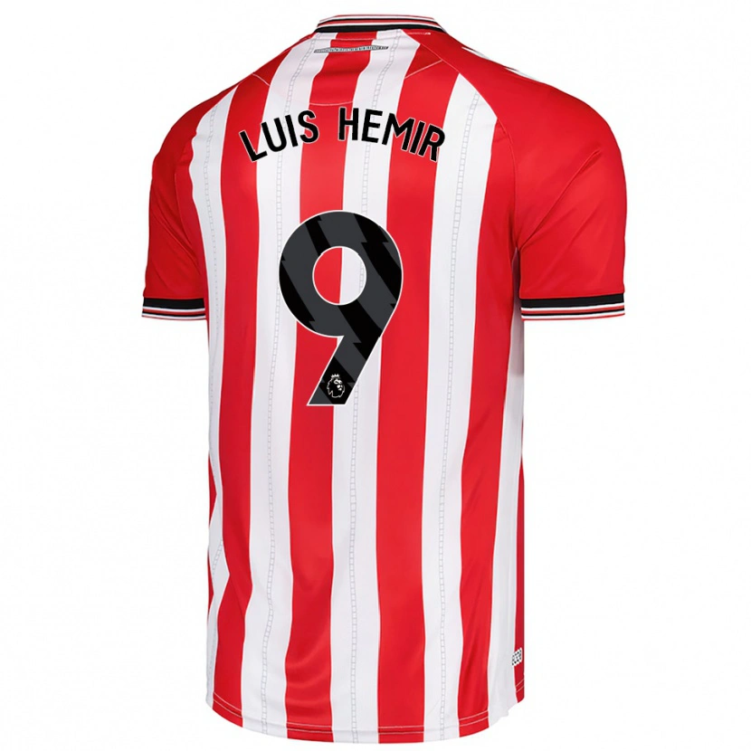 Danxen Kinderen Luís Semedo #9 Rood Wit Thuisshirt Thuistenue 2025/26 T-Shirt