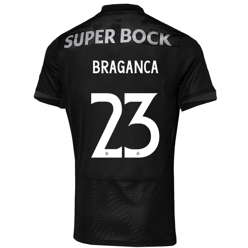 Danxen Kinderen Daniel Bragança #23 Zwart Wit Uitshirt Uittenue 2025/26 T-Shirt