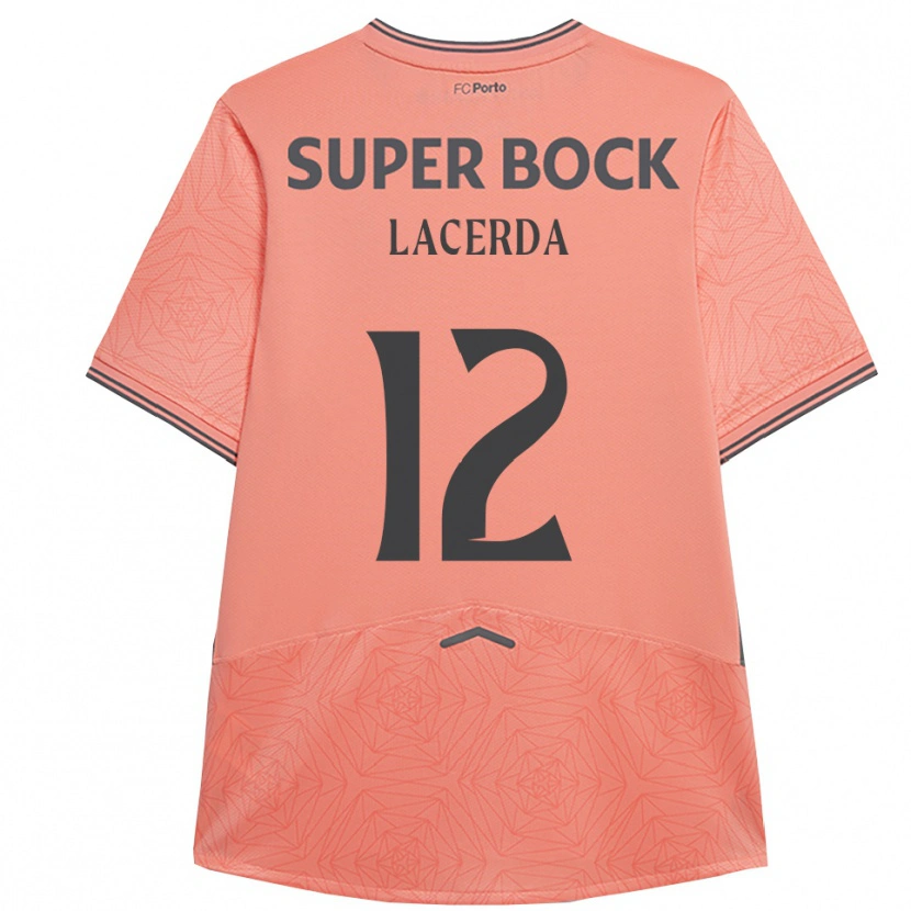 Danxen Kinderen Lacerda #12 Roze Marineblauw Uitshirt Uittenue 2025/26 T-Shirt