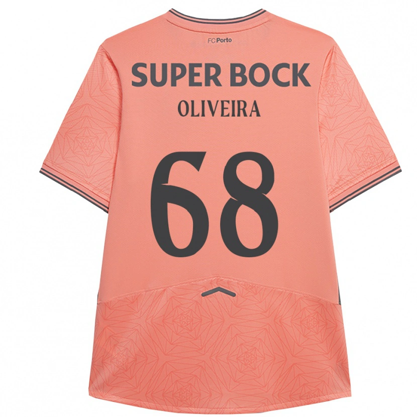 Danxen Kinderen André Oliveira #68 Roze Marineblauw Uitshirt Uittenue 2025/26 T-Shirt