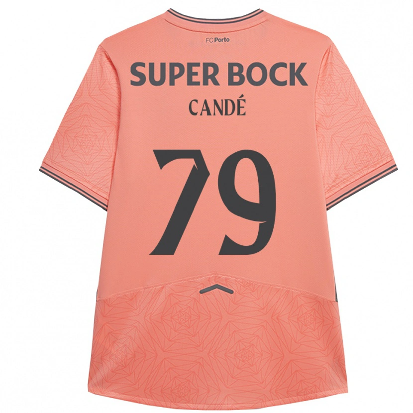 Danxen Kinderen Umaro Candé #79 Roze Marineblauw Uitshirt Uittenue 2025/26 T-Shirt