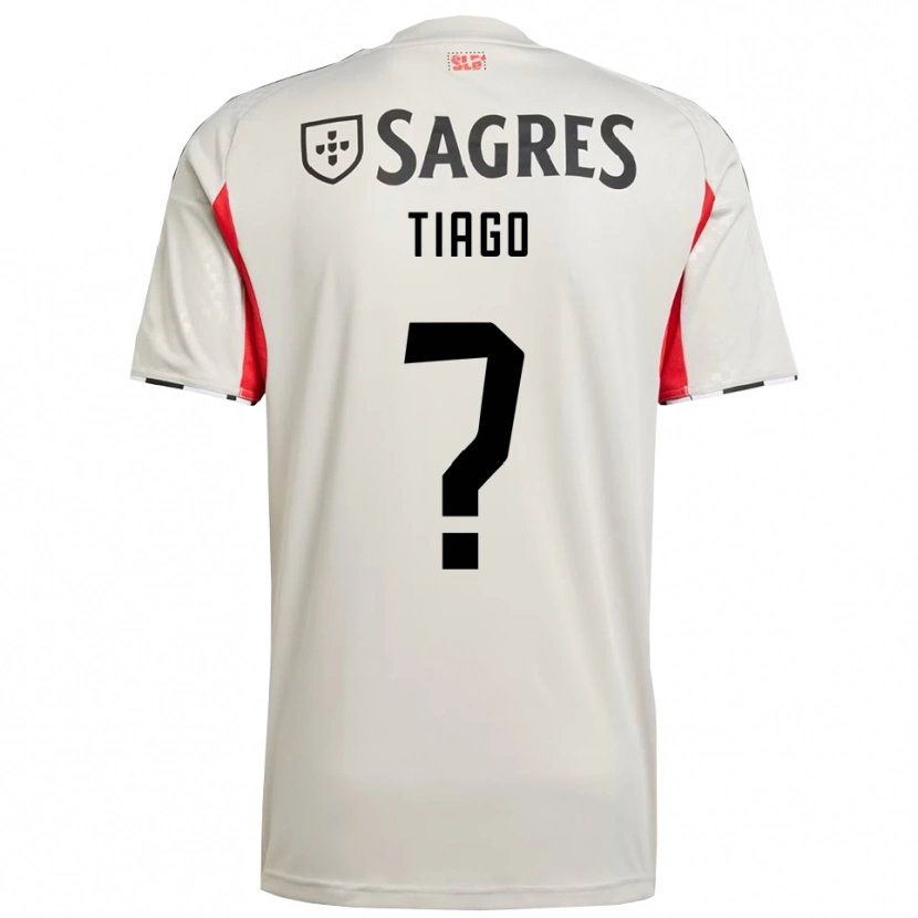 Danxen Kinderen Tiago Ferreira #0 Gebroken Wit Rood Uitshirt Uittenue 2025/26 T-Shirt