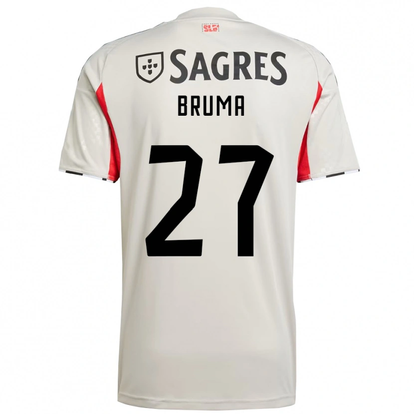 Danxen Kinderen Bruma #27 Gebroken Wit Rood Uitshirt Uittenue 2025/26 T-Shirt