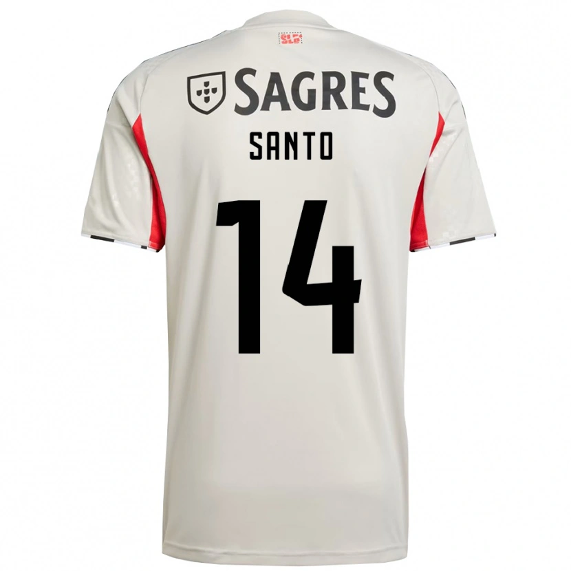 Danxen Kinderen Sandro Santo #14 Gebroken Wit Rood Uitshirt Uittenue 2025/26 T-Shirt