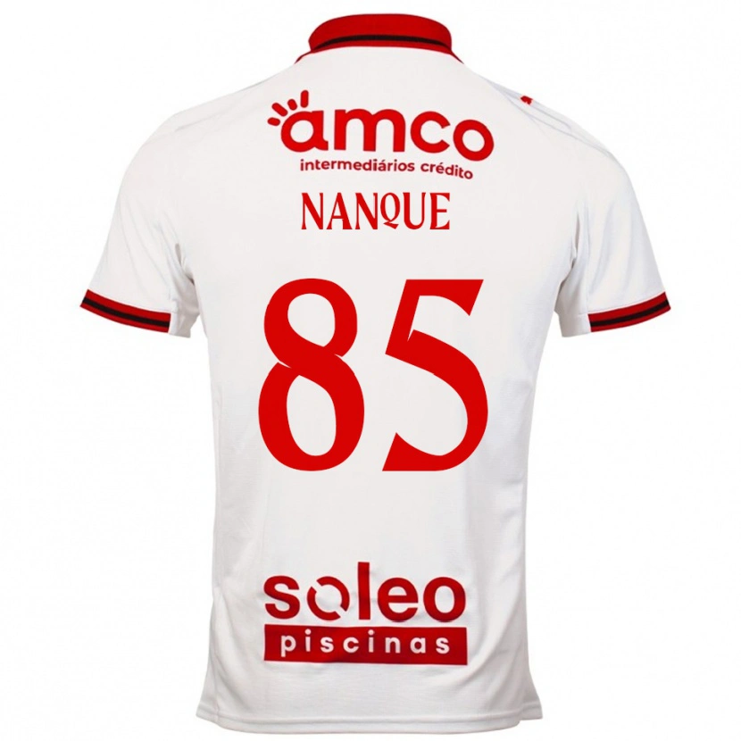 Danxen Kinderen Edgar Nanque #85 Wit Rood Uitshirt Uittenue 2025/26 T-Shirt