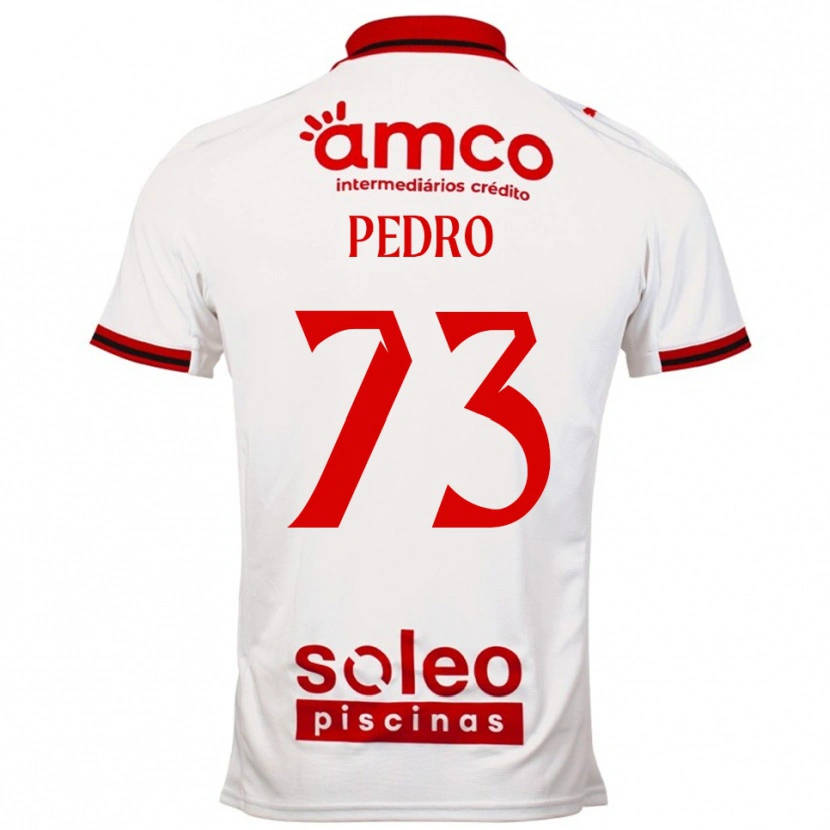 Danxen Kinderen Zé Pedro #73 Wit Rood Uitshirt Uittenue 2025/26 T-Shirt