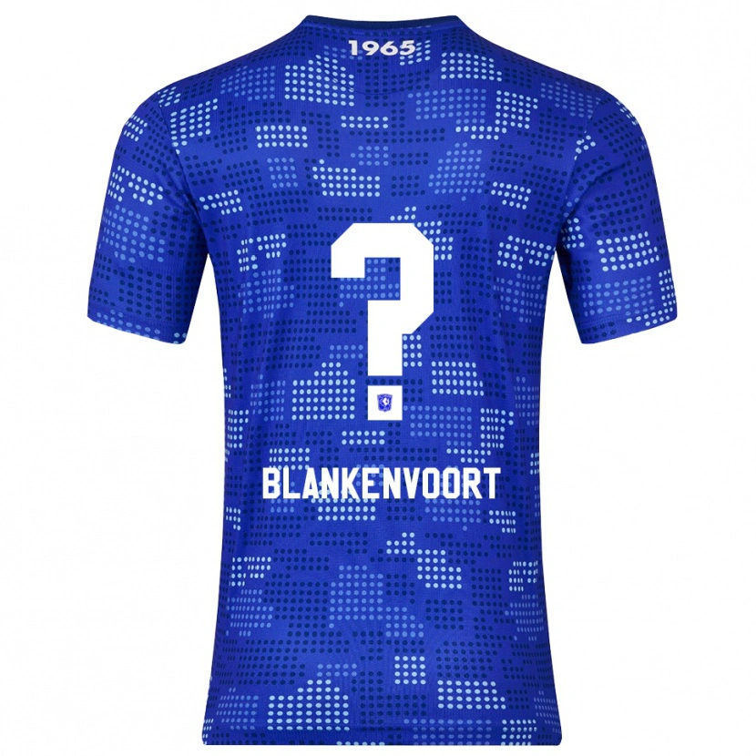 Danxen Kinderen Rens Blankenvoort #0 Blauw Hemelsblauw Uitshirt Uittenue 2025/26 T-Shirt