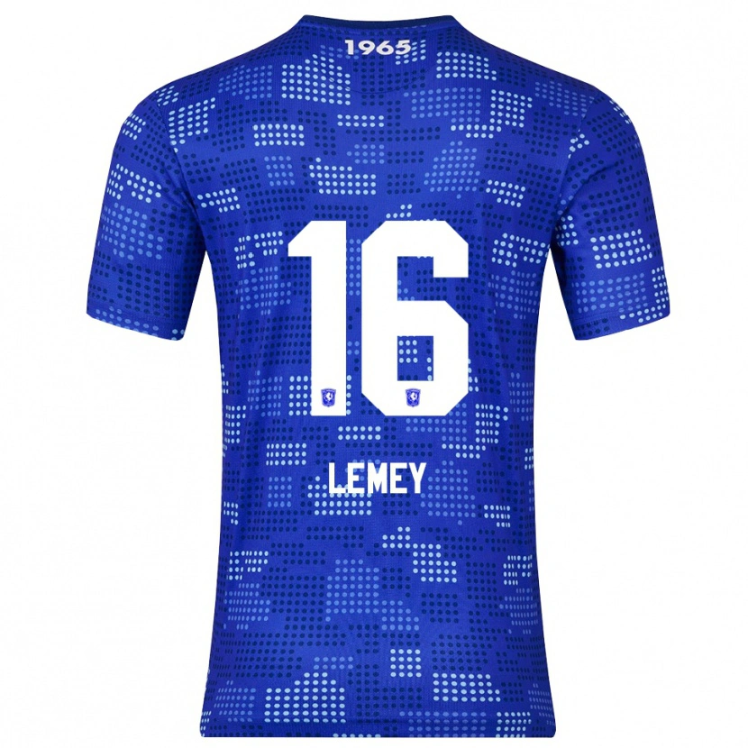 Danxen Kinderen Diede Lemey #16 Blauw Hemelsblauw Uitshirt Uittenue 2025/26 T-Shirt