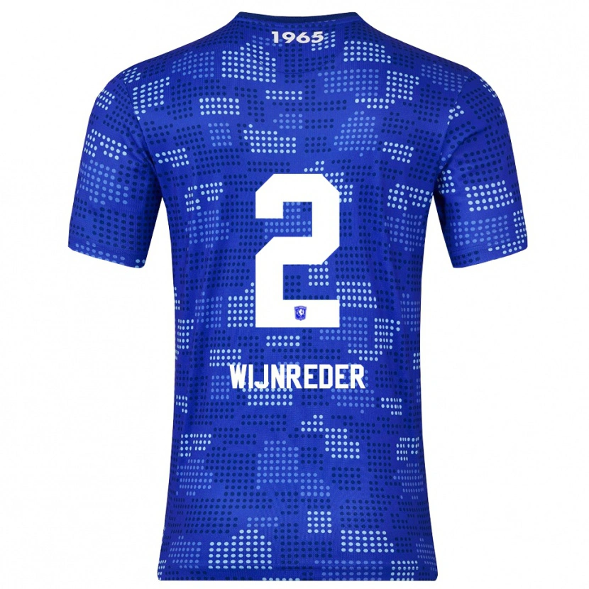 Danxen Kinderen Jeppe Wijnreder #2 Blauw Hemelsblauw Uitshirt Uittenue 2025/26 T-Shirt