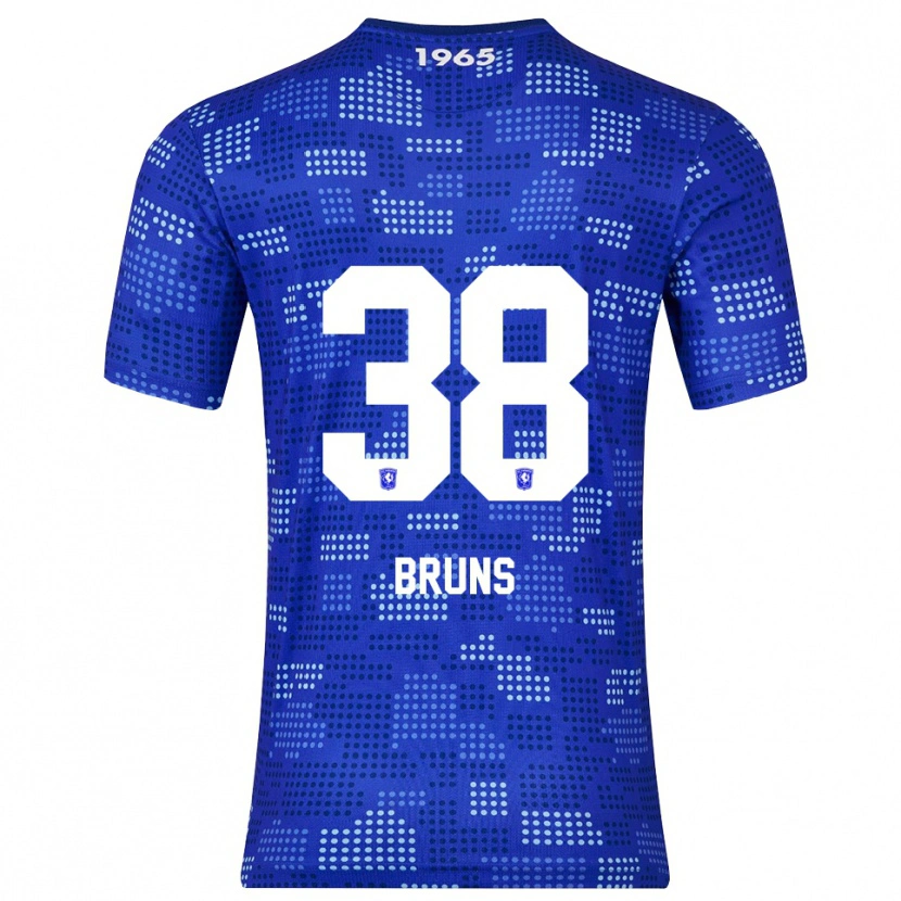 Danxen Kinderen Max Bruns #38 Blauw Hemelsblauw Uitshirt Uittenue 2025/26 T-Shirt