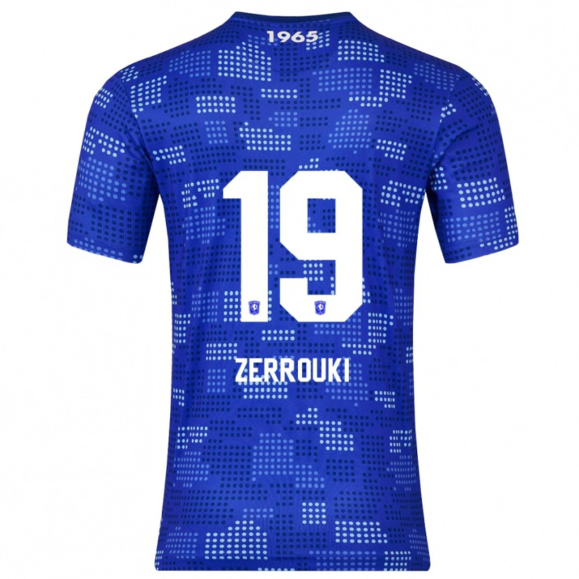 Danxen Kinderen Ramiz Zerrouki #19 Blauw Hemelsblauw Uitshirt Uittenue 2025/26 T-Shirt