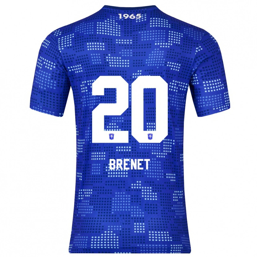 Danxen Kinderen Joshua Brenet #20 Blauw Hemelsblauw Uitshirt Uittenue 2025/26 T-Shirt