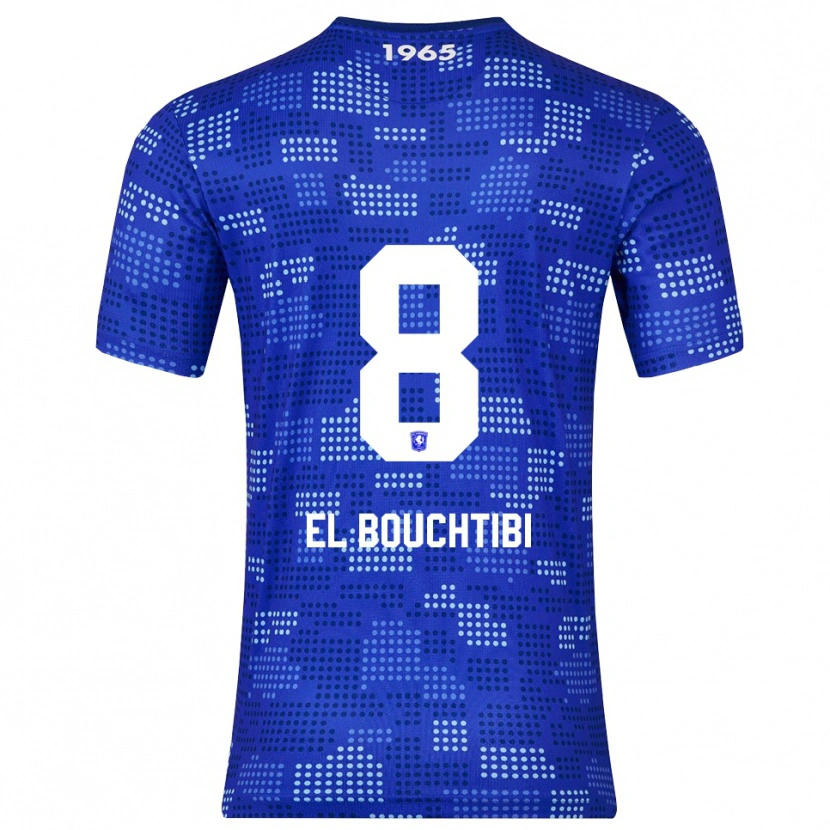 Danxen Kinderen Ilias El Bouchibti #8 Blauw Hemelsblauw Uitshirt Uittenue 2025/26 T-Shirt