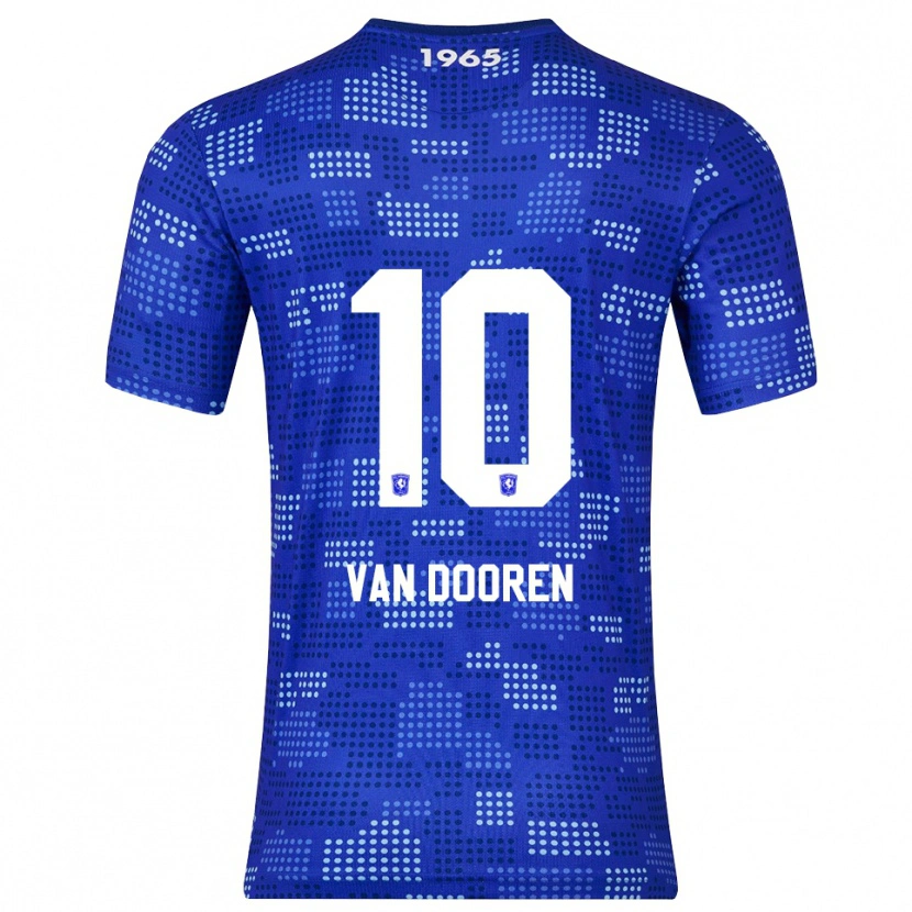 Danxen Kinderen Kayleigh Van Dooren #10 Blauw Hemelsblauw Uitshirt Uittenue 2025/26 T-Shirt