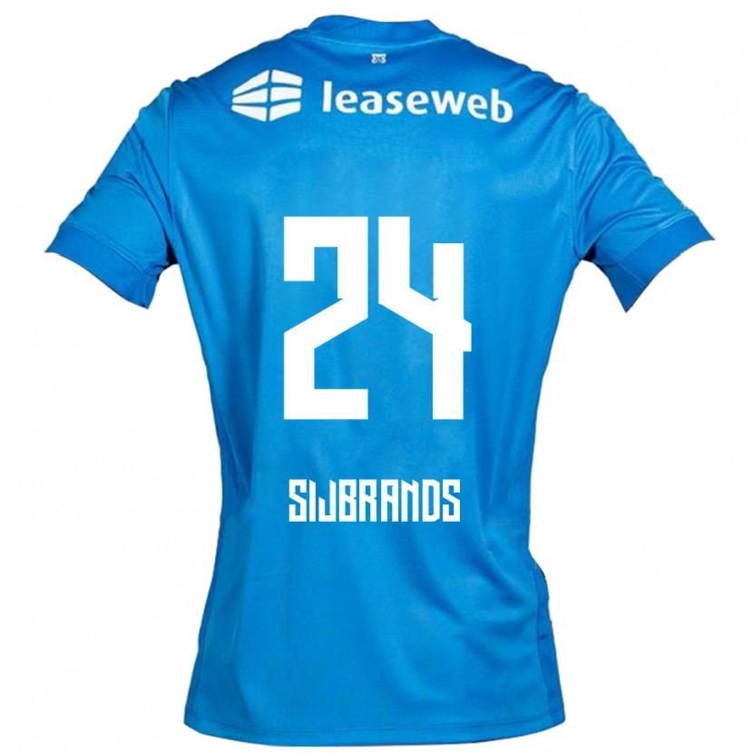 Danxen Kinderen Julian Sijbrands #24 Blauw Wit Uitshirt Uittenue 2025/26 T-Shirt