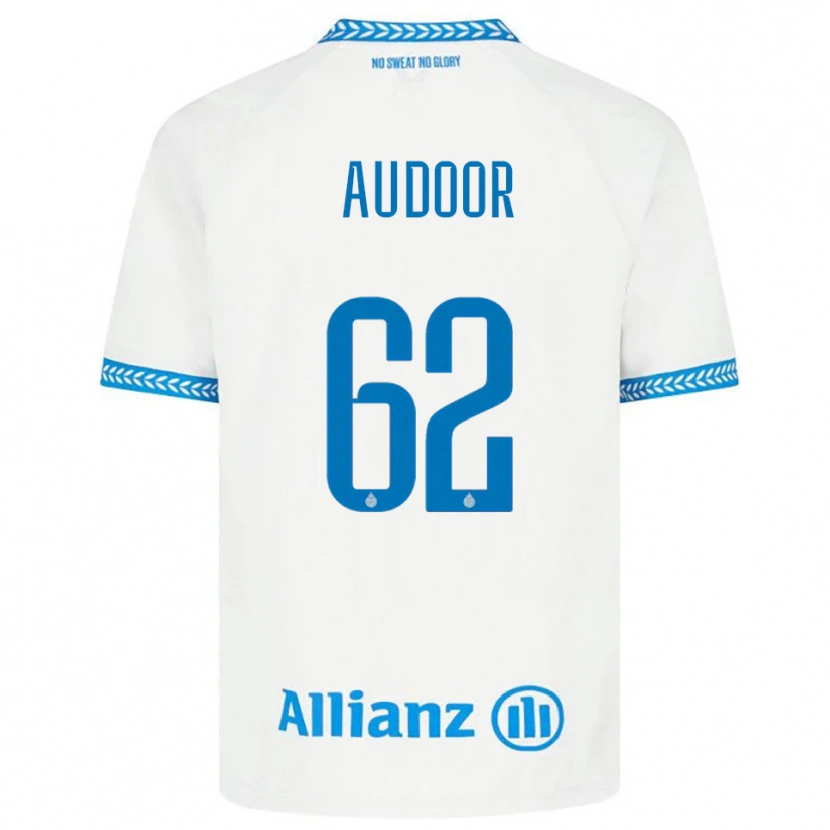 Danxen Kinderen Lynnt Audoor #62 Blauw Wit Uitshirt Uittenue 2025/26 T-Shirt