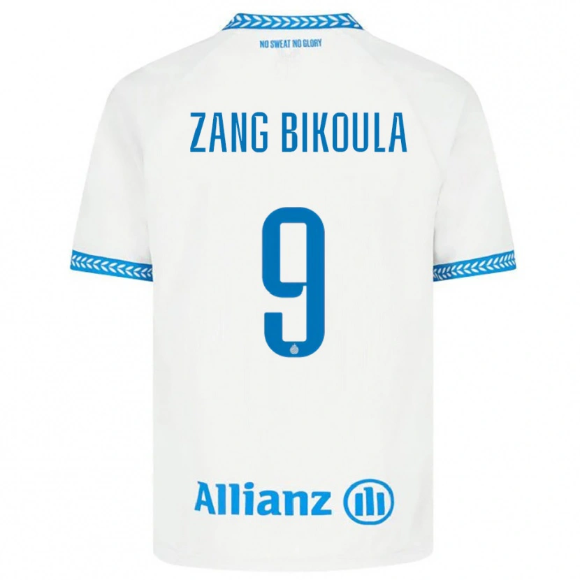 Danxen Kinderen Véronique Zang Bikoula #9 Blauw Wit Uitshirt Uittenue 2025/26 T-Shirt