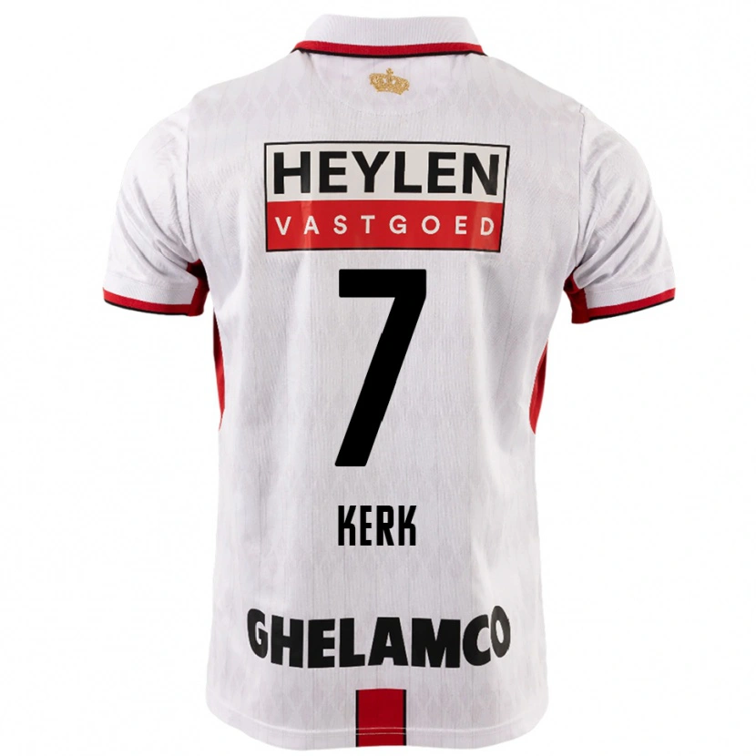 Danxen Kinderen Gyrano Kerk #7 Wit Rood Uitshirt Uittenue 2025/26 T-Shirt