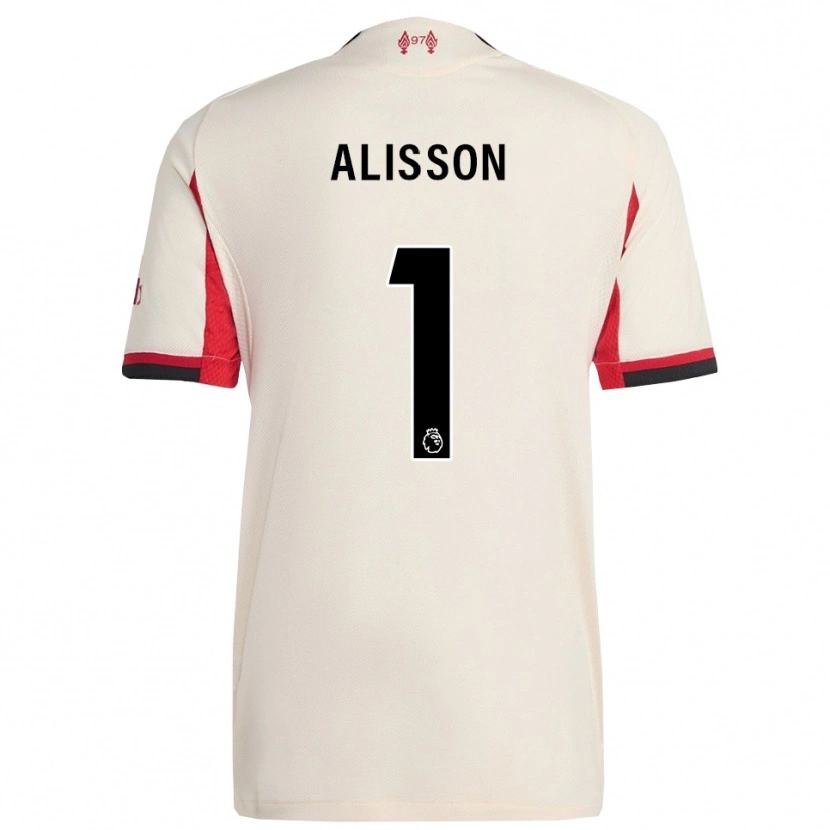 Danxen Kinderen Alisson #1 Wit Zwart Uitshirt Uittenue 2025/26 T-Shirt