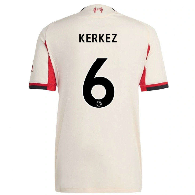Danxen Kinderen Milos Kerkez #6 Wit Zwart Uitshirt Uittenue 2025/26 T-Shirt