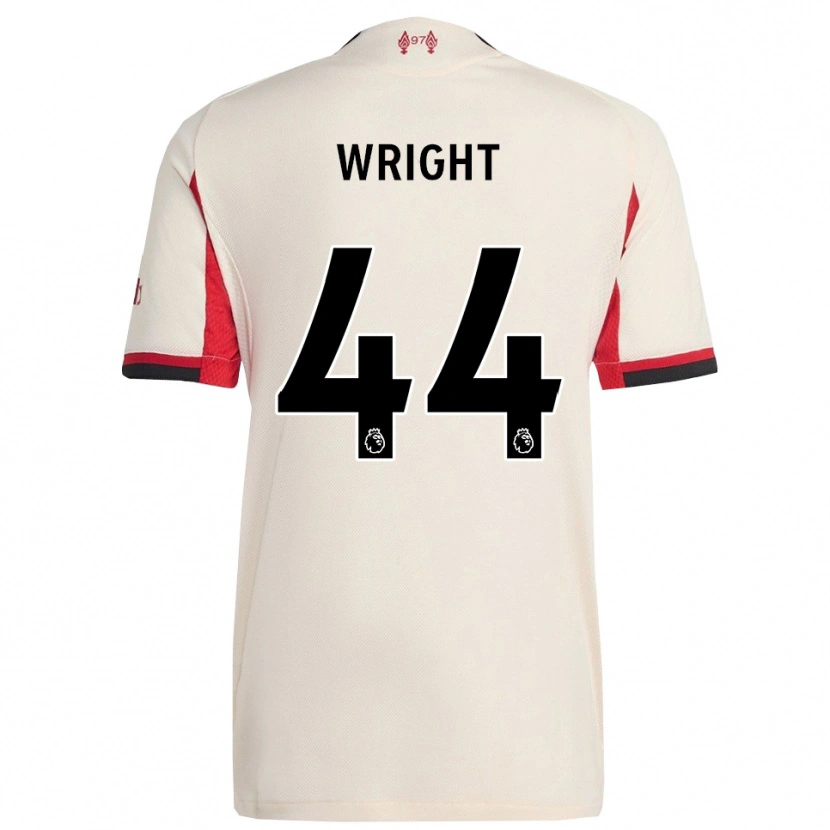 Danxen Kinderen Will Wright #44 Wit Zwart Uitshirt Uittenue 2025/26 T-Shirt