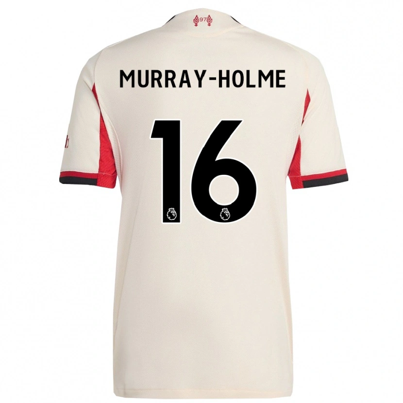 Danxen Kinderen Hadyn Murray-Holme #16 Wit Zwart Uitshirt Uittenue 2025/26 T-Shirt
