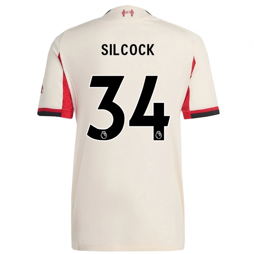 Danxen Kinderen Hannah Silcock #34 Wit Zwart Uitshirt Uittenue 2025/26 T-Shirt