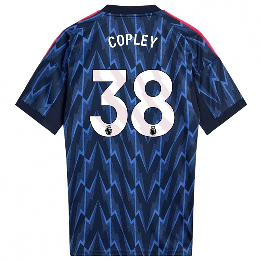 Danxen Kinderen Louie Copley #38 Marineblauw Rood Uitshirt Uittenue 2025/26 T-Shirt
