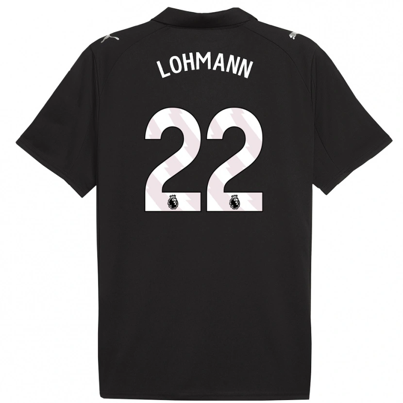 Danxen Kinderen Sydney Lohmann #22 Zwart Wit Uitshirt Uittenue 2025/26 T-Shirt
