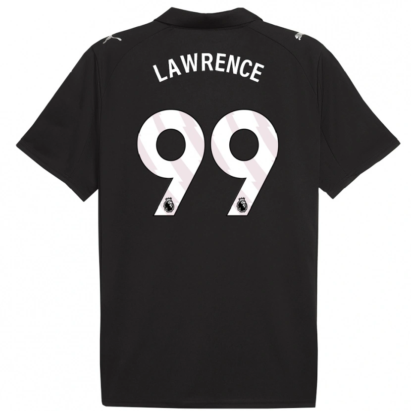 Danxen Kinderen Emilio Lawrence #99 Zwart Wit Uitshirt Uittenue 2025/26 T-Shirt