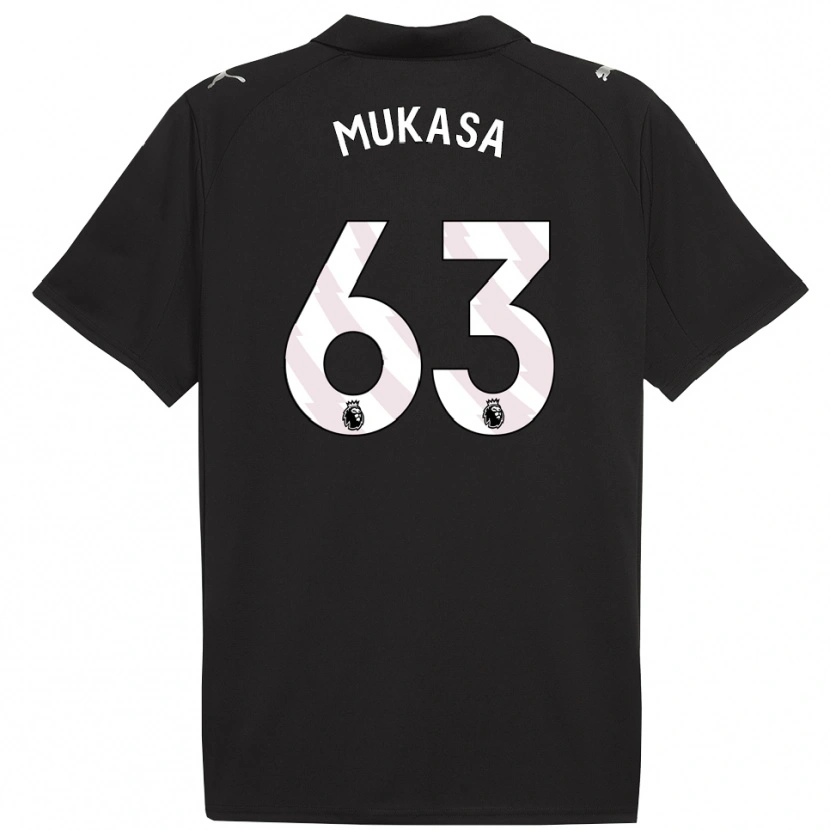 Danxen Kinderen Divine Mukasa #63 Zwart Wit Uitshirt Uittenue 2025/26 T-Shirt