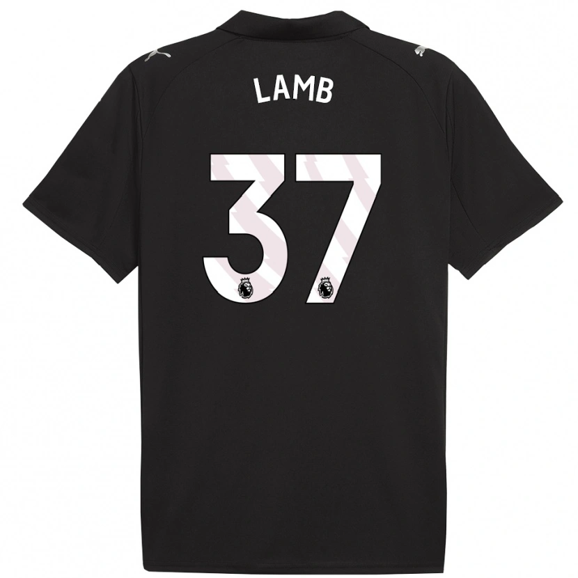 Danxen Kinderen Teddie Lamb #37 Zwart Wit Uitshirt Uittenue 2025/26 T-Shirt