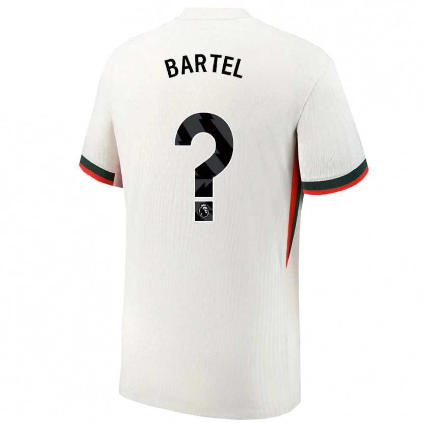 Danxen Kinderen Julia Bartel #0 Wit Groen Uitshirt Uittenue 2025/26 T-Shirt
