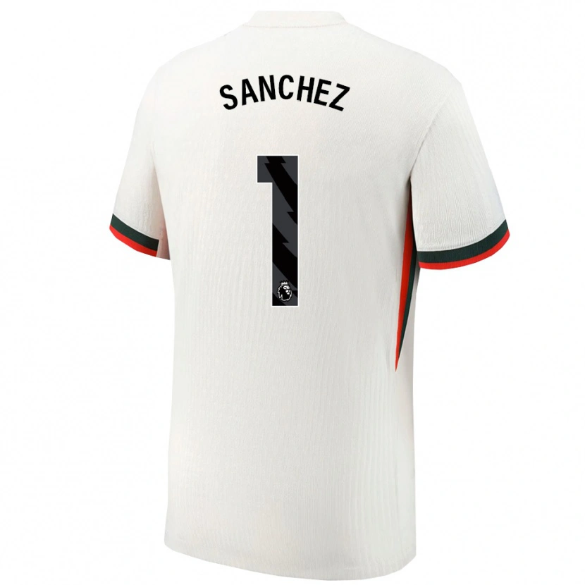 Danxen Kinderen Robert Sánchez #1 Wit Groen Uitshirt Uittenue 2025/26 T-Shirt