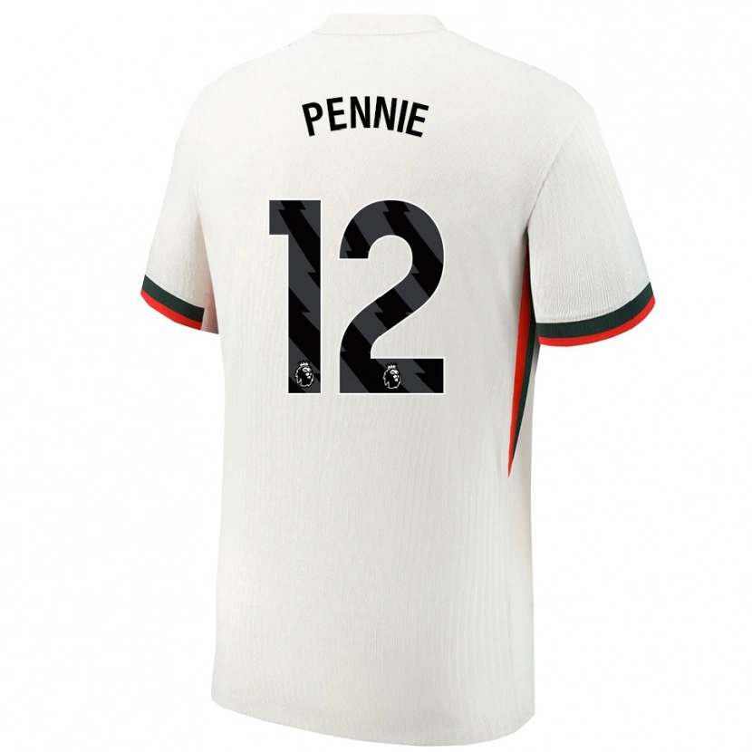 Danxen Kinderen Andrew Pennie #12 Wit Groen Uitshirt Uittenue 2025/26 T-Shirt