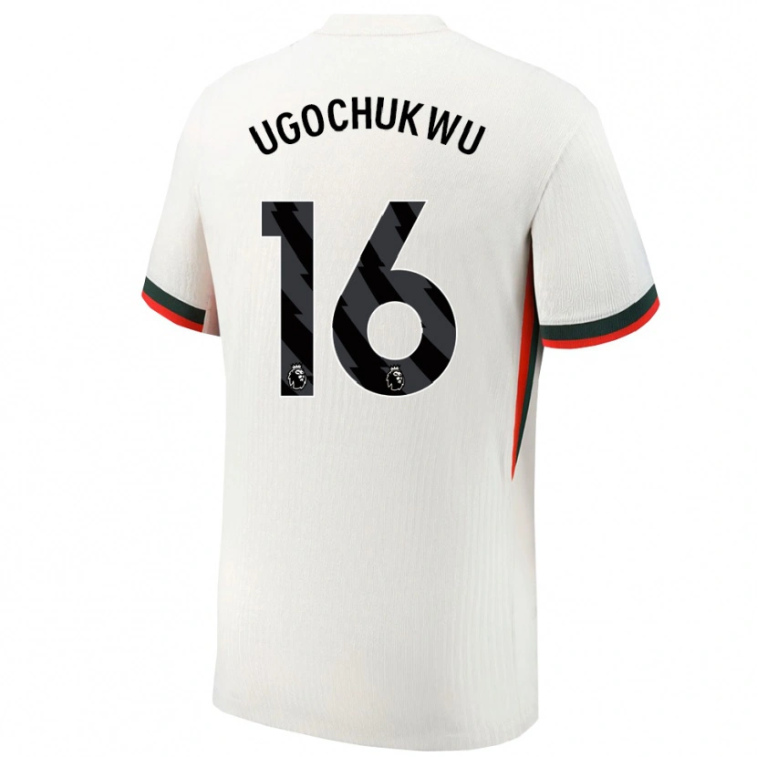 Danxen Kinderen Lesley Ugochukwu #16 Wit Groen Uitshirt Uittenue 2025/26 T-Shirt