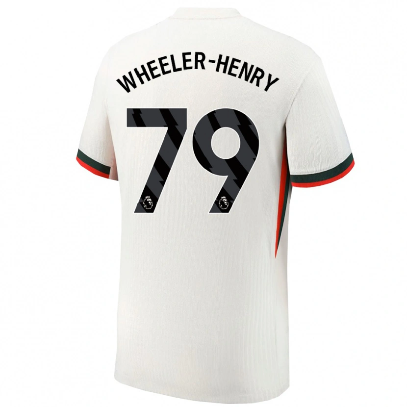 Danxen Kinderen Joseph Wheeler-Henry #79 Wit Groen Uitshirt Uittenue 2025/26 T-Shirt