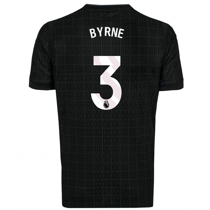 Danxen Kinderen Harry Byrne #3 Zwart Grijs Uitshirt Uittenue 2025/26 T-Shirt