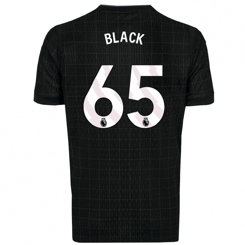 Danxen Kinderen Leo Black #65 Zwart Grijs Uitshirt Uittenue 2025/26 T-Shirt