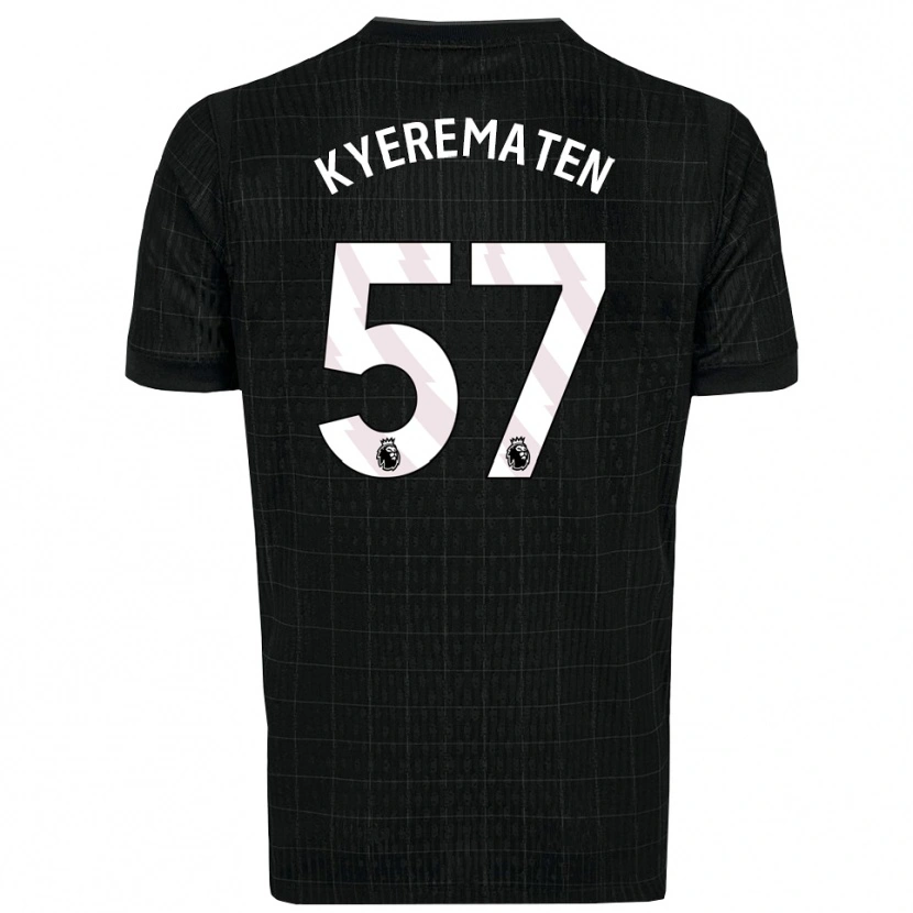 Danxen Kinderen Rio Kyerematen #57 Zwart Grijs Uitshirt Uittenue 2025/26 T-Shirt