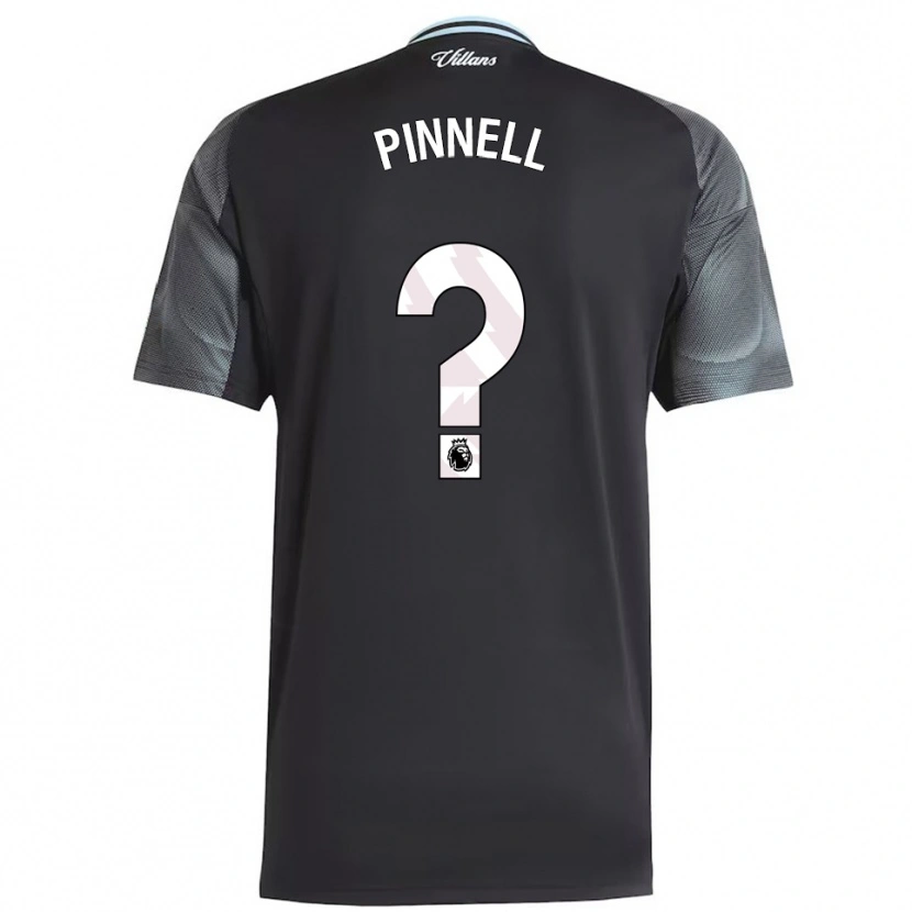 Danxen Kinderen Harry Pinnell #0 Zwart Hemelsblauw Uitshirt Uittenue 2025/26 T-Shirt