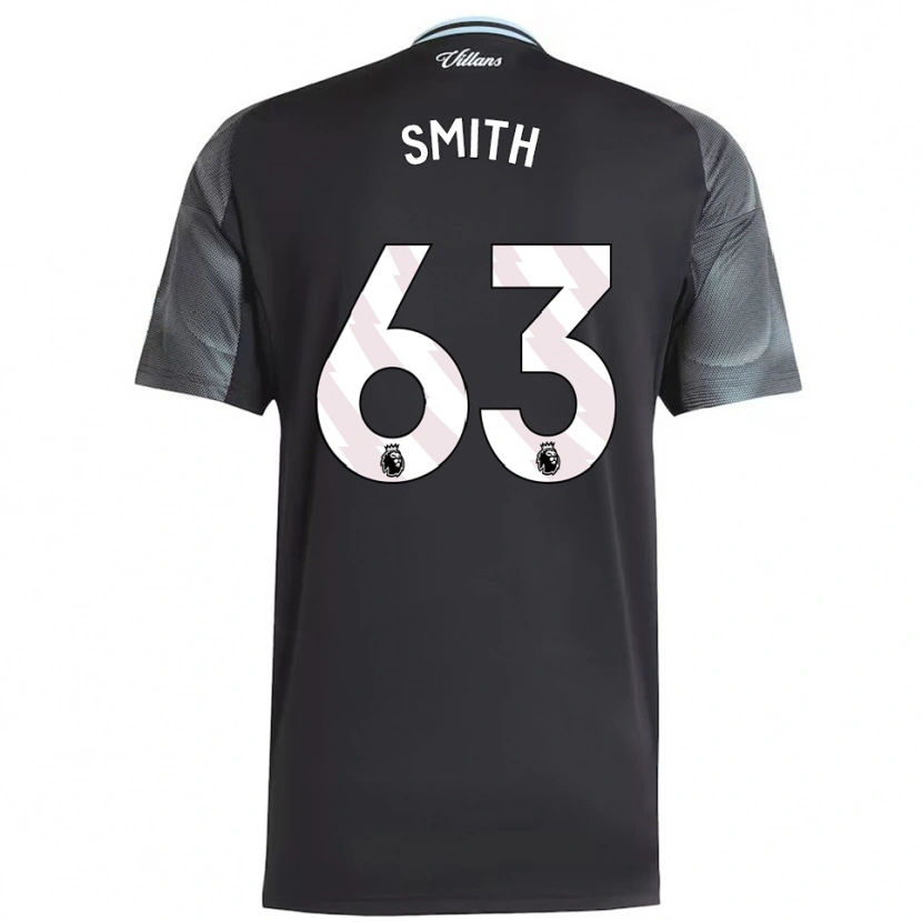 Danxen Kinderen Kerr Smith #63 Zwart Hemelsblauw Uitshirt Uittenue 2025/26 T-Shirt