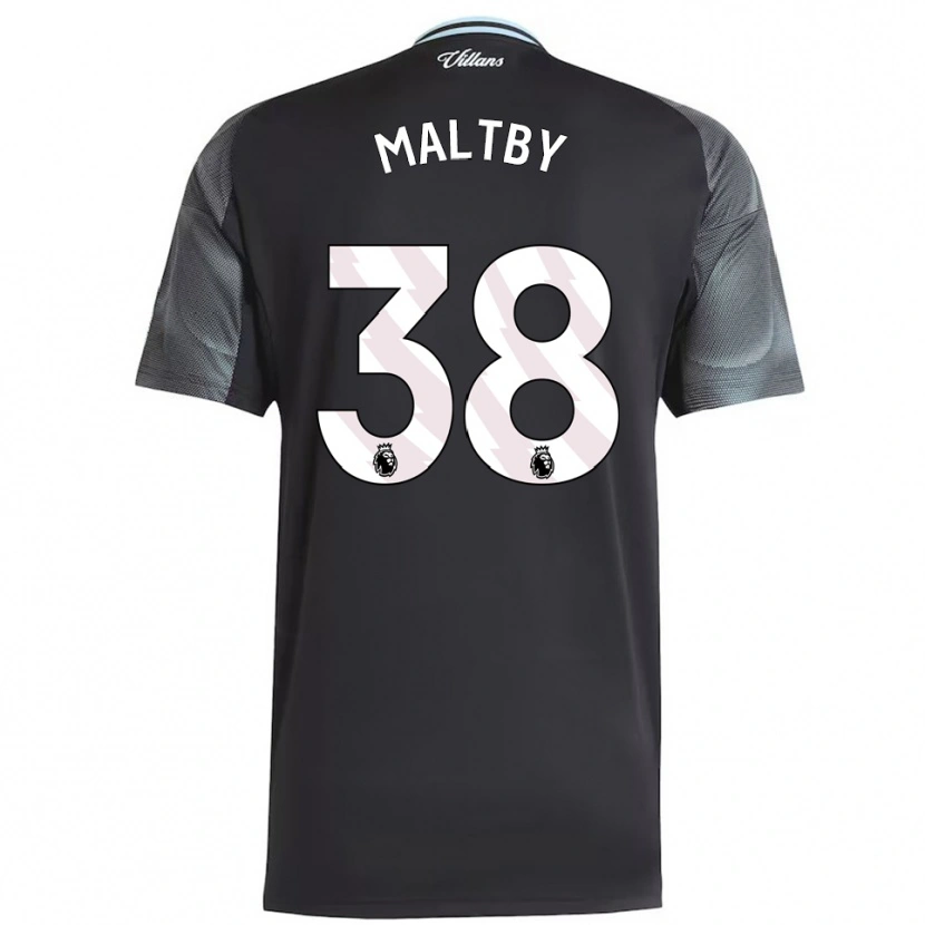 Danxen Kinderen Rachel Maltby #38 Zwart Hemelsblauw Uitshirt Uittenue 2025/26 T-Shirt