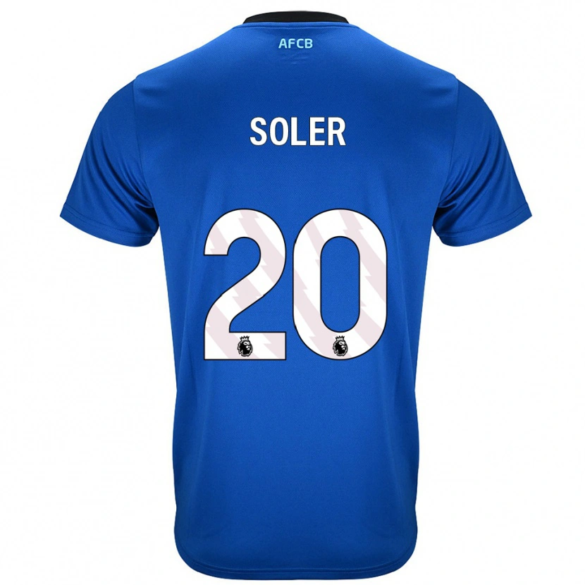 Danxen Kinderen Julio Soler #20 Blauw Zwart Uitshirt Uittenue 2025/26 T-Shirt