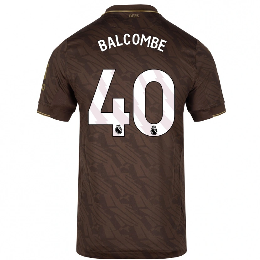 Danxen Kinderen Ellery Balcombe #40 Bruin Goud Uitshirt Uittenue 2025/26 T-Shirt