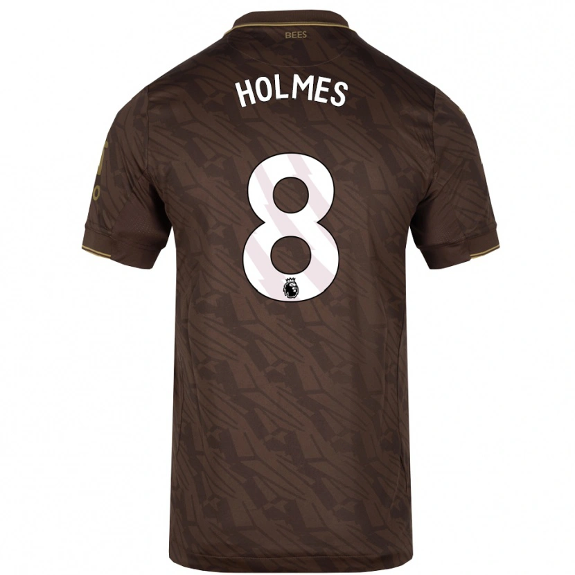 Danxen Kinderen Mollie Holmes #8 Bruin Goud Uitshirt Uittenue 2025/26 T-Shirt
