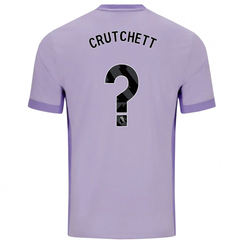 Danxen Kinderen Liam Crutchett #0 Taro Paars Wit Uitshirt Uittenue 2025/26 T-Shirt