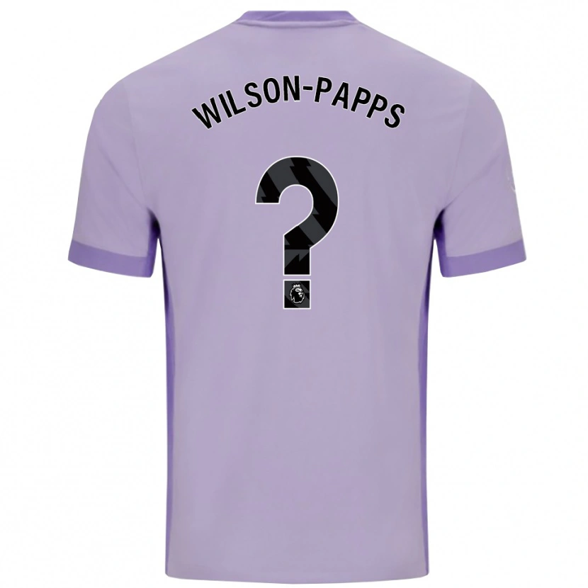 Danxen Kinderen Charlie Wilson-Papps #0 Taro Paars Wit Uitshirt Uittenue 2025/26 T-Shirt